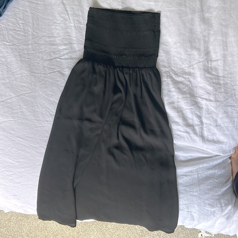 Black midi dress, Babaton